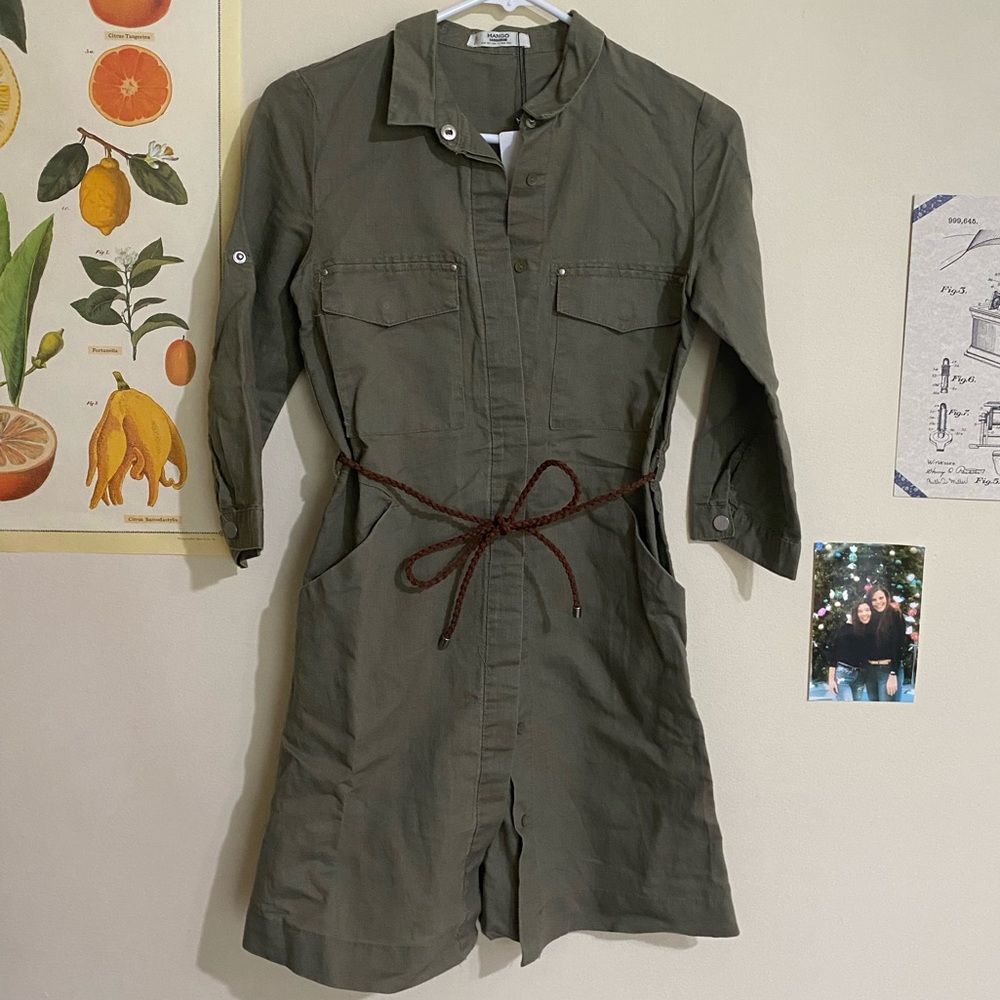 Army Green Dress